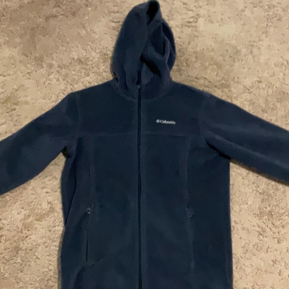 Columbia Navy Blue Fleece Jacket